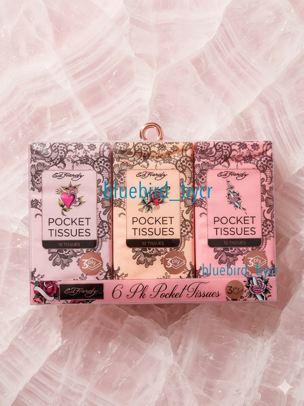 Ed Hardy Pocket Tissues - 6-Pack
